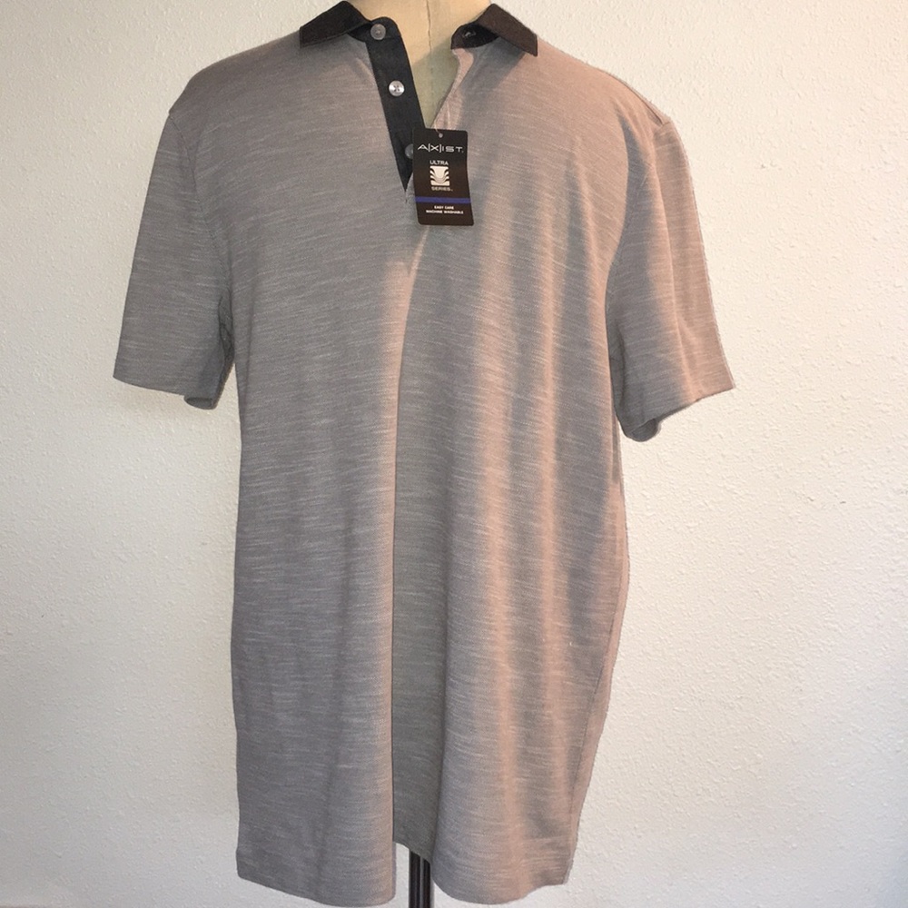 AXIST $50 Gray Polo Shirt - Men’s Medium